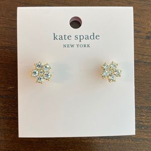 Kate spade gold flower earrings